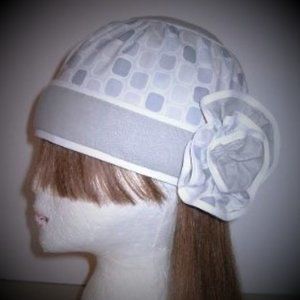 HAT - CUSTOM CLOCHE MADE FOR HAIR-LOSS / CHEMO